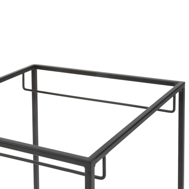 Metal Convertible Side Tables - Set of 2