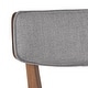 preview thumbnail 111 of 141, Christopher Knight Home - Chazz Mid-Century Modern Upholstered Dining Chairs Set with Solid Wood Splayed Leg