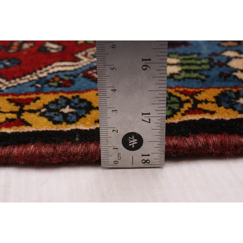 ECARPETGALLERY Hand-knotted Kayseri Vintage Red Wool Rug - 2'11 x 12'8