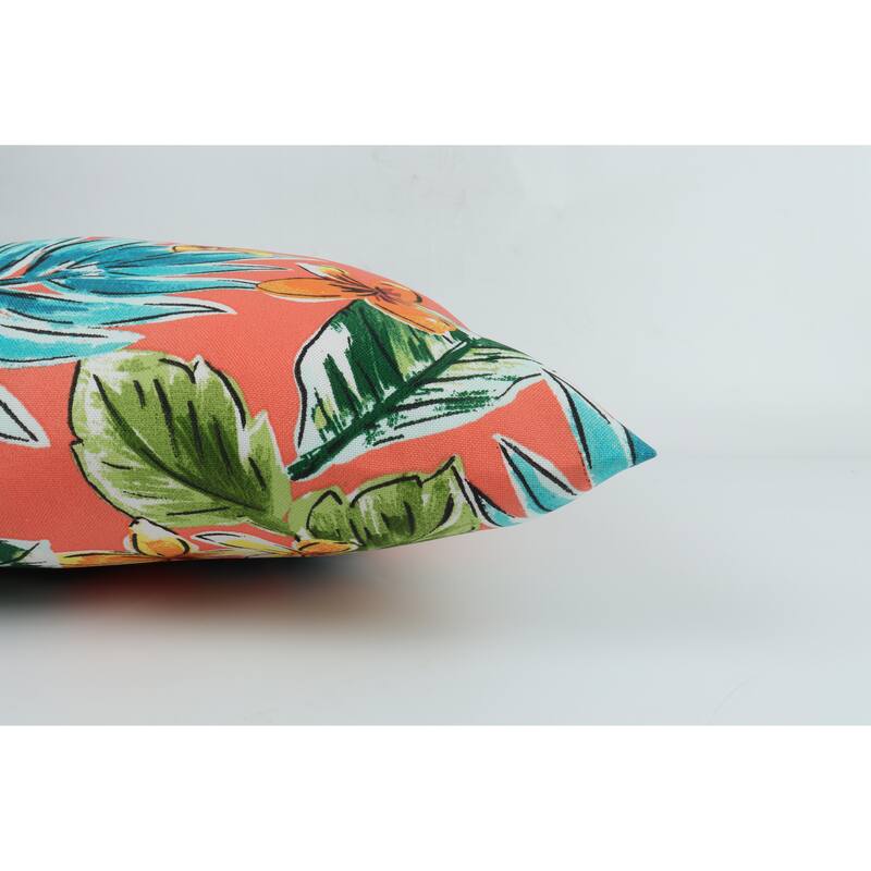 2 Pack Outdoor Throw Pillows, Waterproof & Fade-Resistant Patio Cushions- Soft & Comfortable Decorative Pillow Covers (18x18")