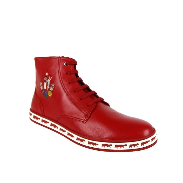 bally red sneakers