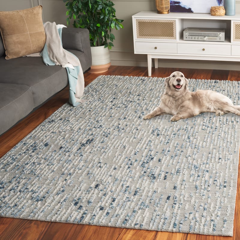 SAFAVIEH Handmade Abstract Medina Contemporary Wool Rug