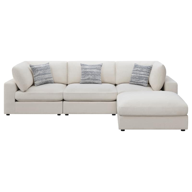 Serene 4-piece Upholstered Modular Sectional Sofa