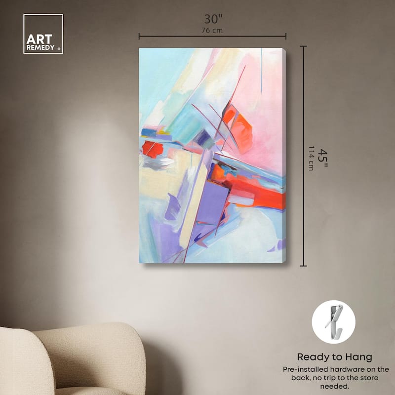 Give Joy II Canvas by Art Remedy, Gallery Wrapped