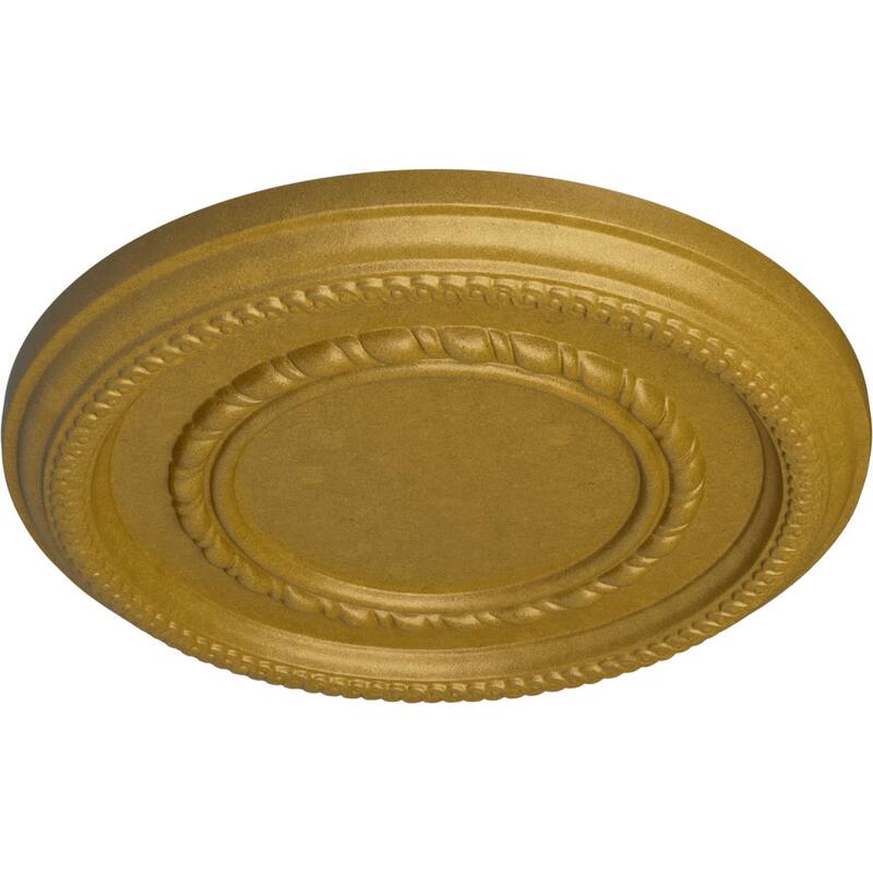 12 5/8"OD x 1 1/8"P Federal Roped Small Ceiling Medallion