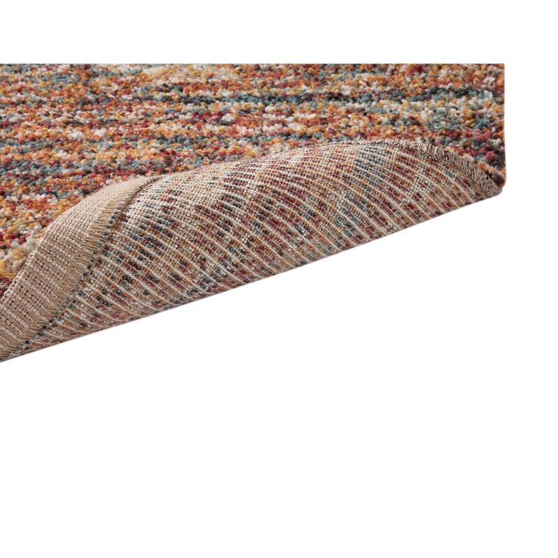 Zira Red/Multi Area Rug 8x10 - 2'3" x 12' Runner