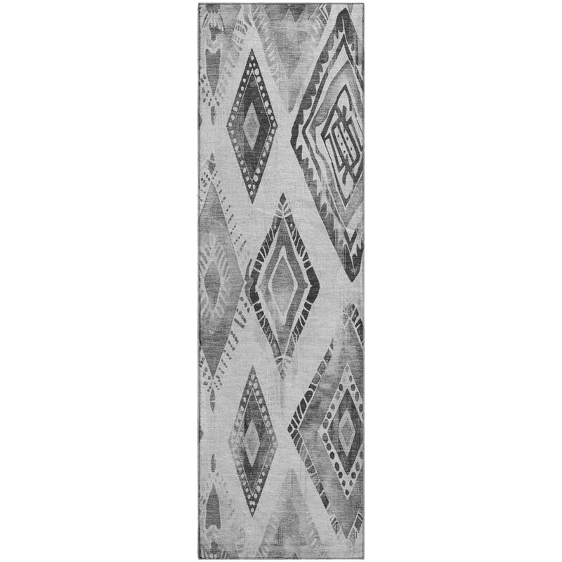 Premium Washable Super Soft Modern Diamonds Mayfield Rug