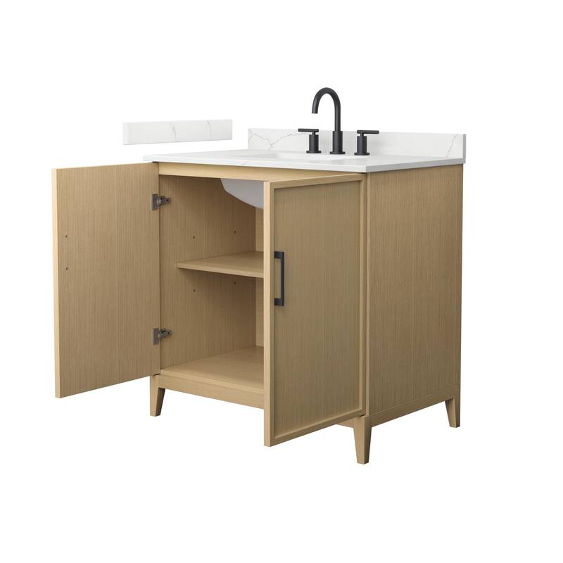 Elan 36-inch Single Vanity, 3 Hole Quartz Top