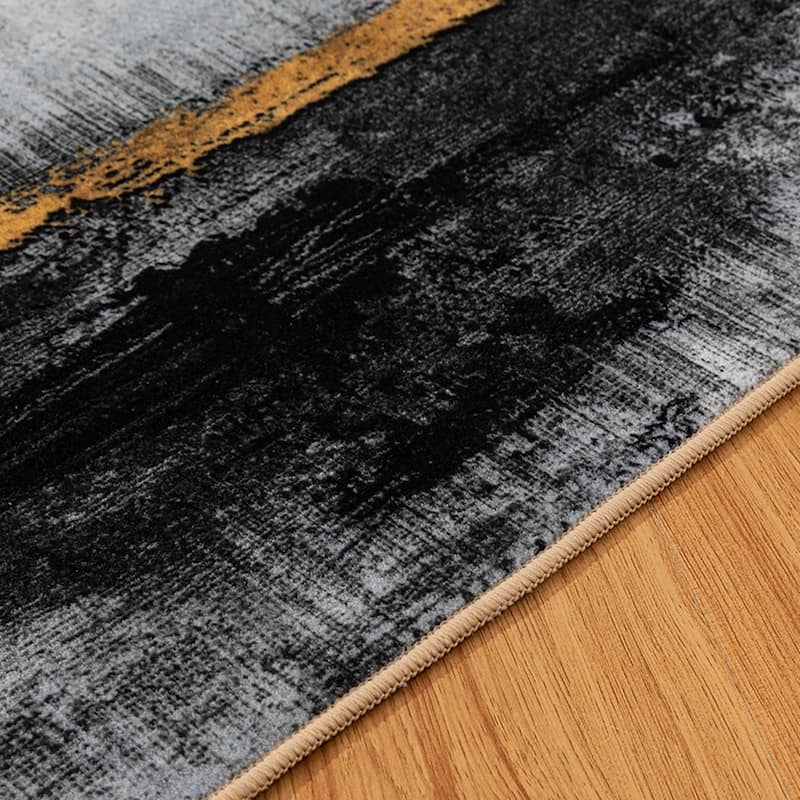 Modern Plant Abstract Area Rugs No-Shedding, Low Pile Foldable Carpet