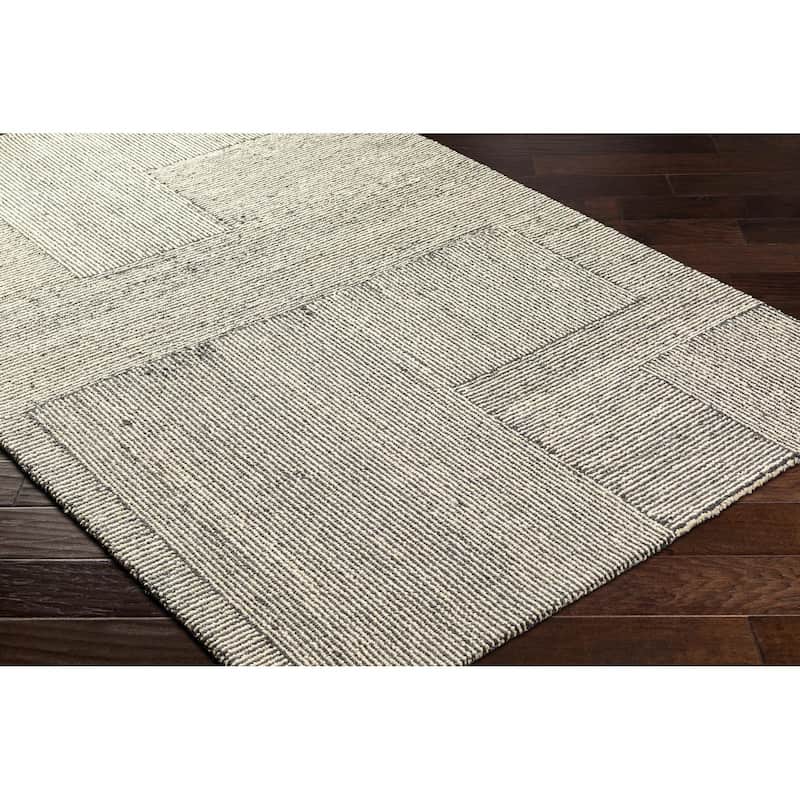 Livabliss Wazney Handmade Wool Farmhouse Area Rug