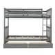 preview thumbnail 10 of 16, American Classic Traditional Style Twin-over-Twin Bunk Bed with Ladders and Two Storage Drawers