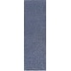 preview thumbnail 19 of 21, Handmade Lambersart Viscose Area Rug Navy - 2' 6" x 8'