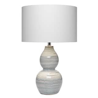 Alden Decor Mara Ceramic Wave Table Lamp