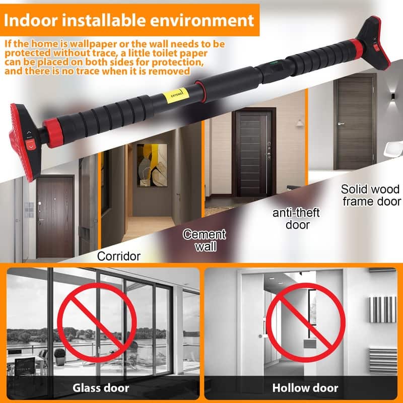 Heavy Duty Doorway Chin-up Pull-Up Bar with Locking Mechanism