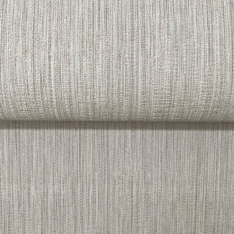 York Wallcoverings Washed Ramie Dove Grey Wallpaper