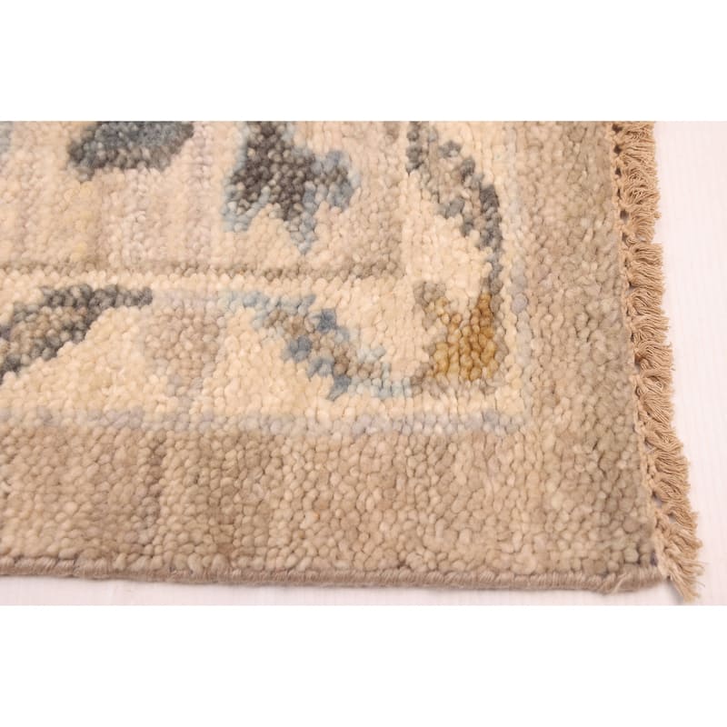ECARPETGALLERY Hand-knotted Jules Serapi Taupe Wool Rug - 9'11 x 13'10