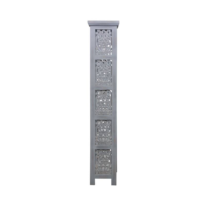 Trellis Lane Weathered Accent Bookcase