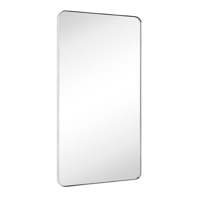 TEHOME Kengston Modern & Contemporary Rectangular Bathroom Vanity Mirror - 30'' x 60'' - Polished Nickel