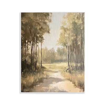 Stupell To The Woods Pathway Wall Plaque Art Design By Petal Prints Design