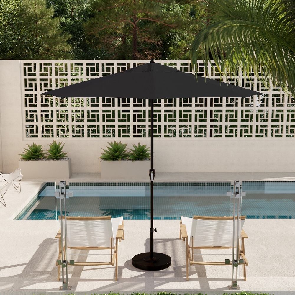 corliving ppu-900-u patio umbrella stand grey Umbrella Base with Wheels