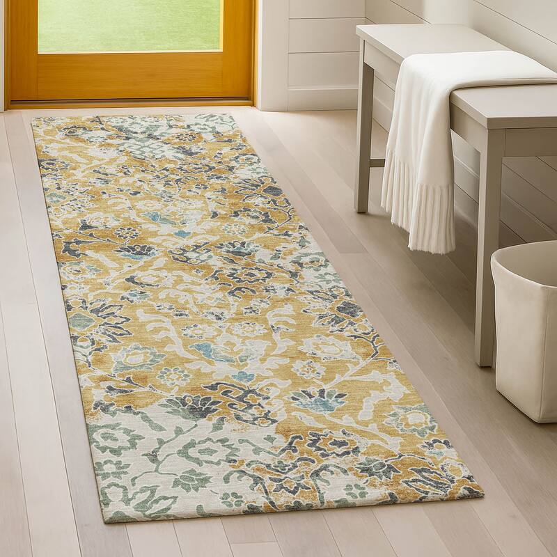 Machine Washable Indoor/ Outdoor Global Avon Chantille Rug