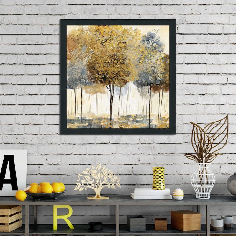 "Metallic Forest I (Square)" by Nan Print on Acrylic