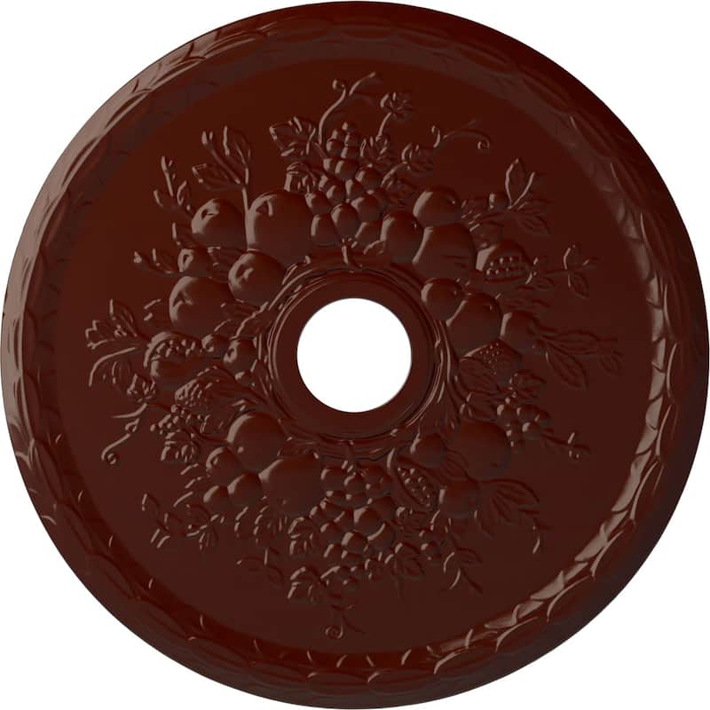 22 5/8"OD x 3 5/8"ID x 5/8"P Grape Ceiling Medallion