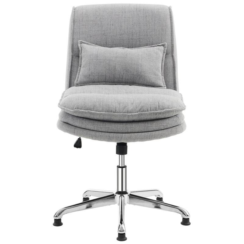 Upholstered Armless Task Office Chair