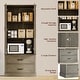 preview thumbnail 13 of 12, Kitchen Cabinet with Drawers and Door Cabinets, High Pantry Cabinets for Kitchen, Dining Room, Living Room - 28.9x15.2x64.6in