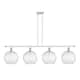 Option Clear Water Glass / White and Polished Chrome