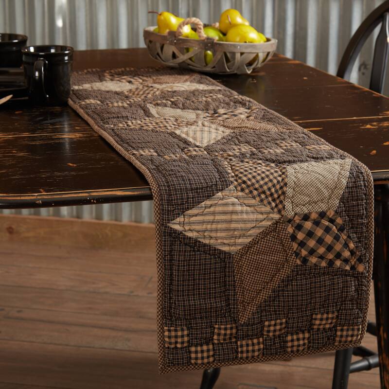 Farmhouse Star Quilted Runner
