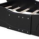 preview thumbnail 30 of 62, Race Car-Shaped Platform Bed with Wheels with Support Slats - Red