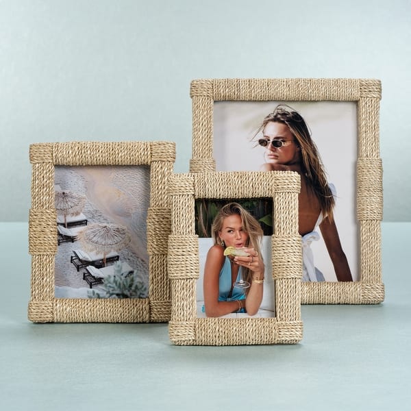 Faenza Abaca Rope Photo Frame Bed Bath & Beyond 27963754