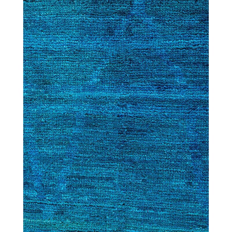 Contemporary Overdyed Wool Hand Knotted Area Rug - 6' 3" x 8' 10"