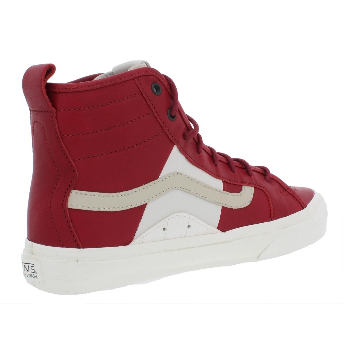 vans high tops mens red
