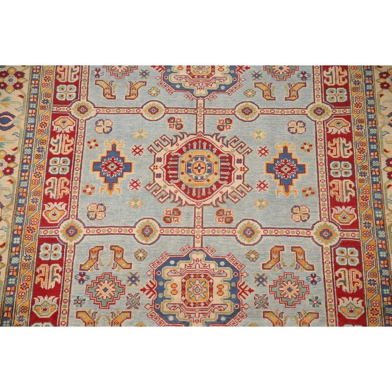 Kazak Oriental Area Rug Handmade Bedroom Wool Carpet - 6'9" x 9'9"