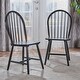 preview thumbnail 3 of 43, Declan Farmhouse High Back Spindle Dining Chairs (Set of 2) by Christopher Knight Home - 36"H