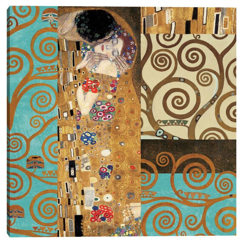 Klimt IV 150 Anniversary by Gustav Klimt Canvas Art Print