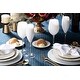 preview thumbnail 3 of 4, Majestic Gifts Inc. Glass Water/ Wine Goblets - Opal - 18 Oz - Set/6