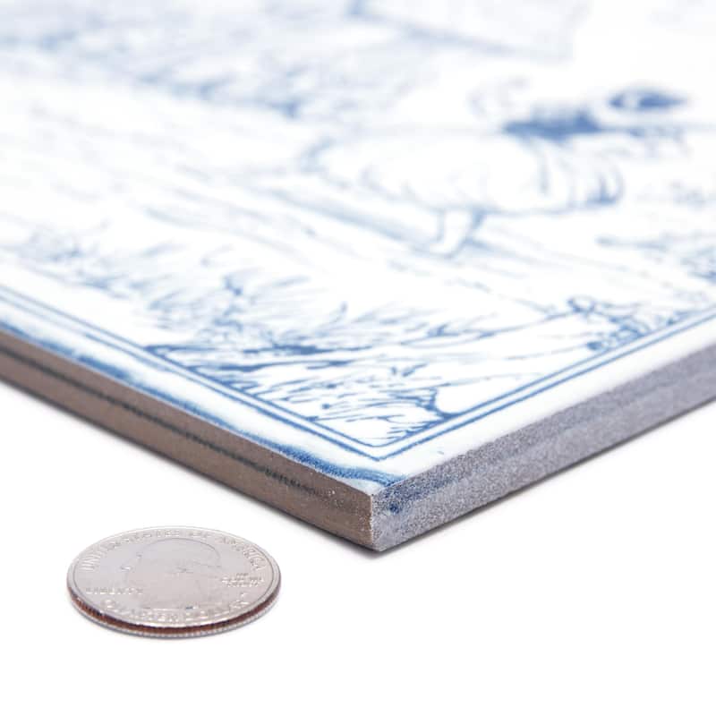 Merola Tile Once Upon A Tile 9-3/4" x 9-3/4" Porcelain Floor and Wall Tile