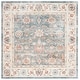 preview thumbnail 13 of 25, SAFAVIEH Arizona Tuula Machine Washable Slip Resistant Vintage Oriental Rug 6' Square - Green/Beige - Square