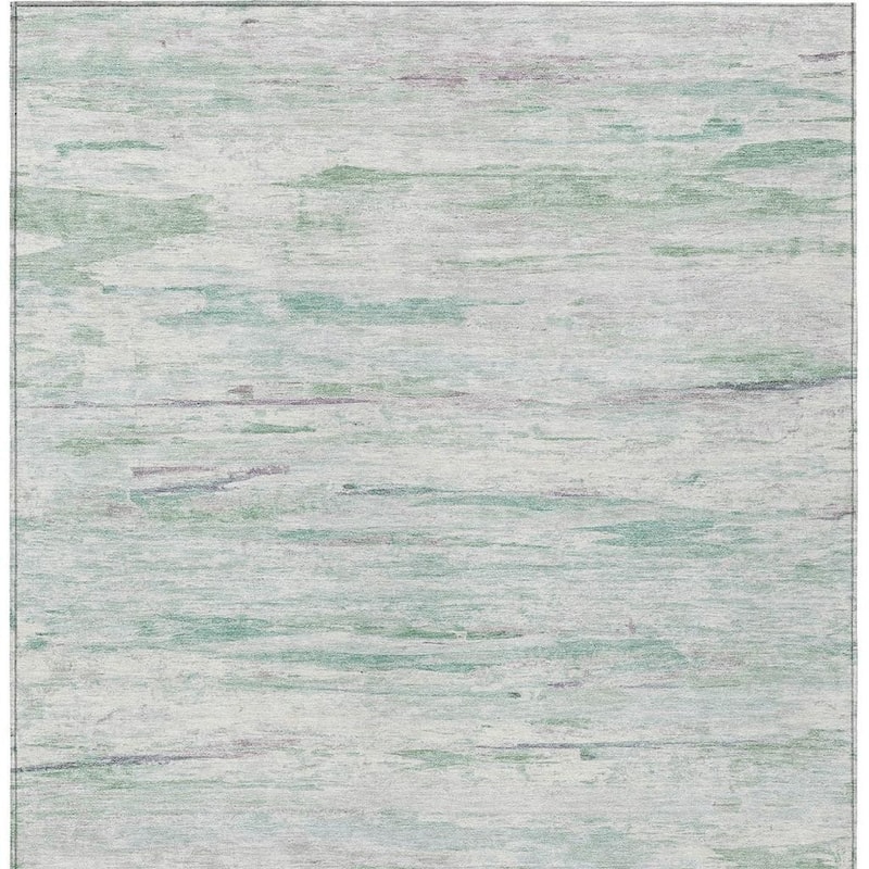 HomeRoots Abstract Transitional Rectangle Outdoor Rug
