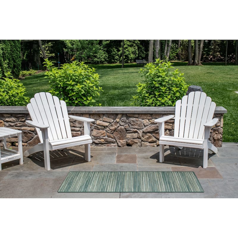 Liora Manne Marina Stripes Indoor/ Outdoor Area Rug