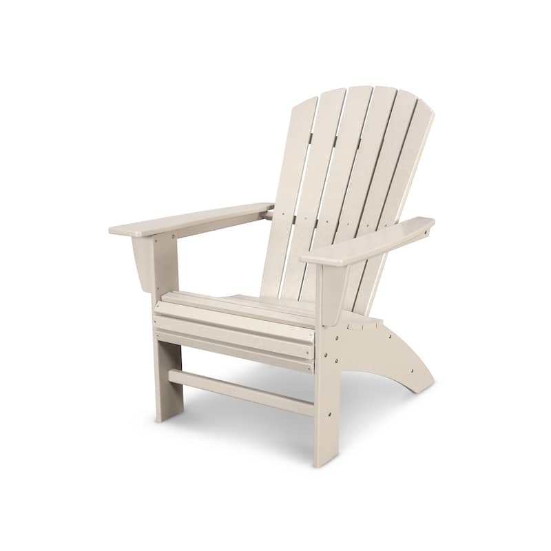 POLYWOOD Nautical Curveback Adirondack Chair - Sand