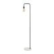 preview thumbnail 9 of 21, JONATHAN Y Haines 60" Minimalist Edison Metal/Marble Floor Lamp, Gold