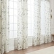preview thumbnail 13 of 35, Chanasya Printed Crosshatch Light Filtering Kitchen Bedroom Window Curtain (Set of 2)