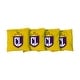 preview thumbnail 1 of 1, California Lutheran Kingsmen Yellow Logo Design Cornhole Bags All-Weather Resin Filled