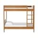 preview thumbnail 11 of 11, Max and Lily Harbor Twin over Twin Bunk Bed with Upholstered Headboard