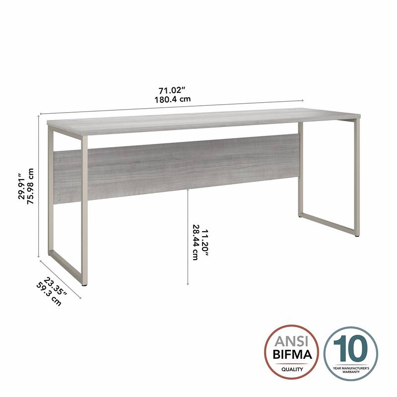 Hybrid 72W x 24D Computer Table Desk by Bush Business Furniture