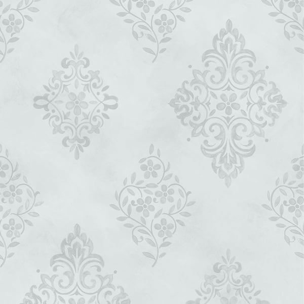 slide 2 of 4, Shabby Chic by Rachel Ashwell Diamond Motif Blue Wallpaper